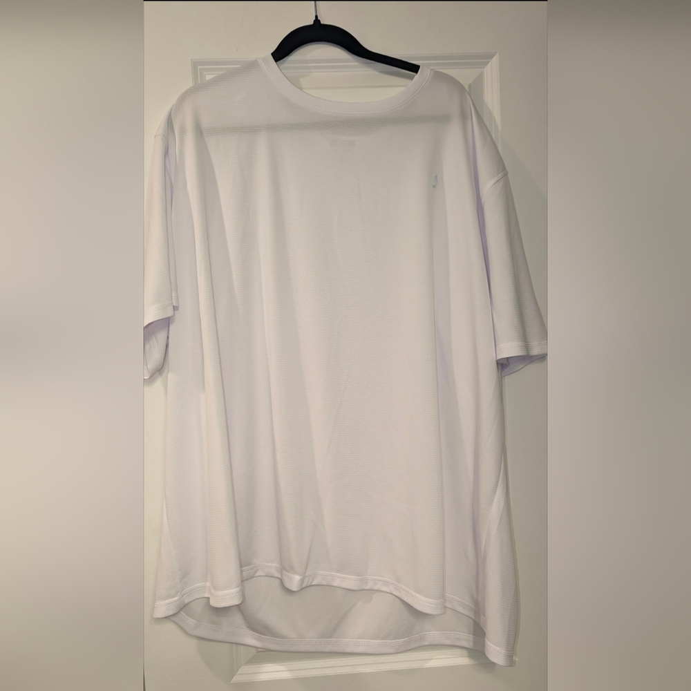 NWT, Reel Legends Freeline, White, Short Sleeve, Dry Fit, UPF Shirt -Men's 4x